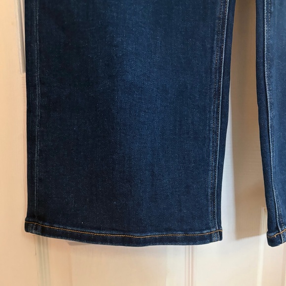ONESO-Women NWOT Dark Blue Jeans Wide Leg Size 26 - Picture 5 of 8